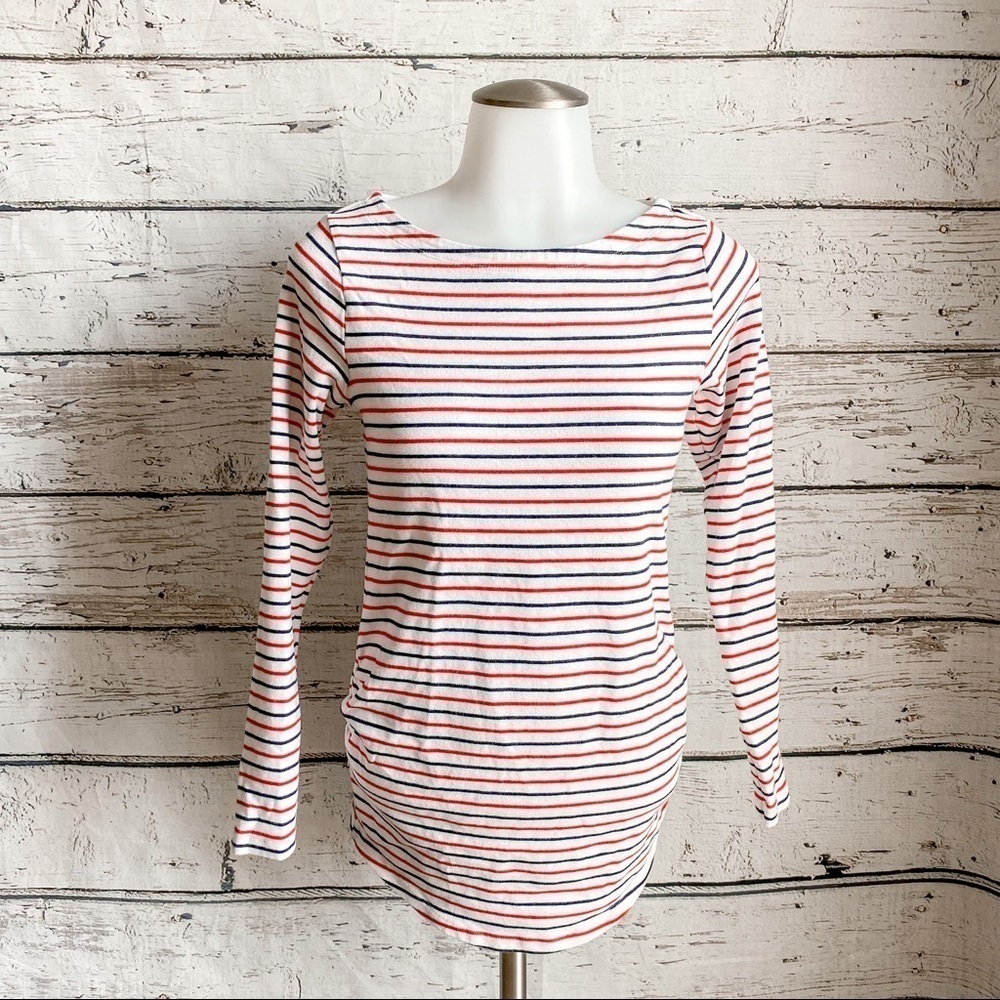 H&M MAMA stripped shirt